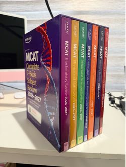 Kaplan MCAT 2027 books