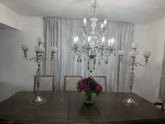 2 Set Table chandelier 