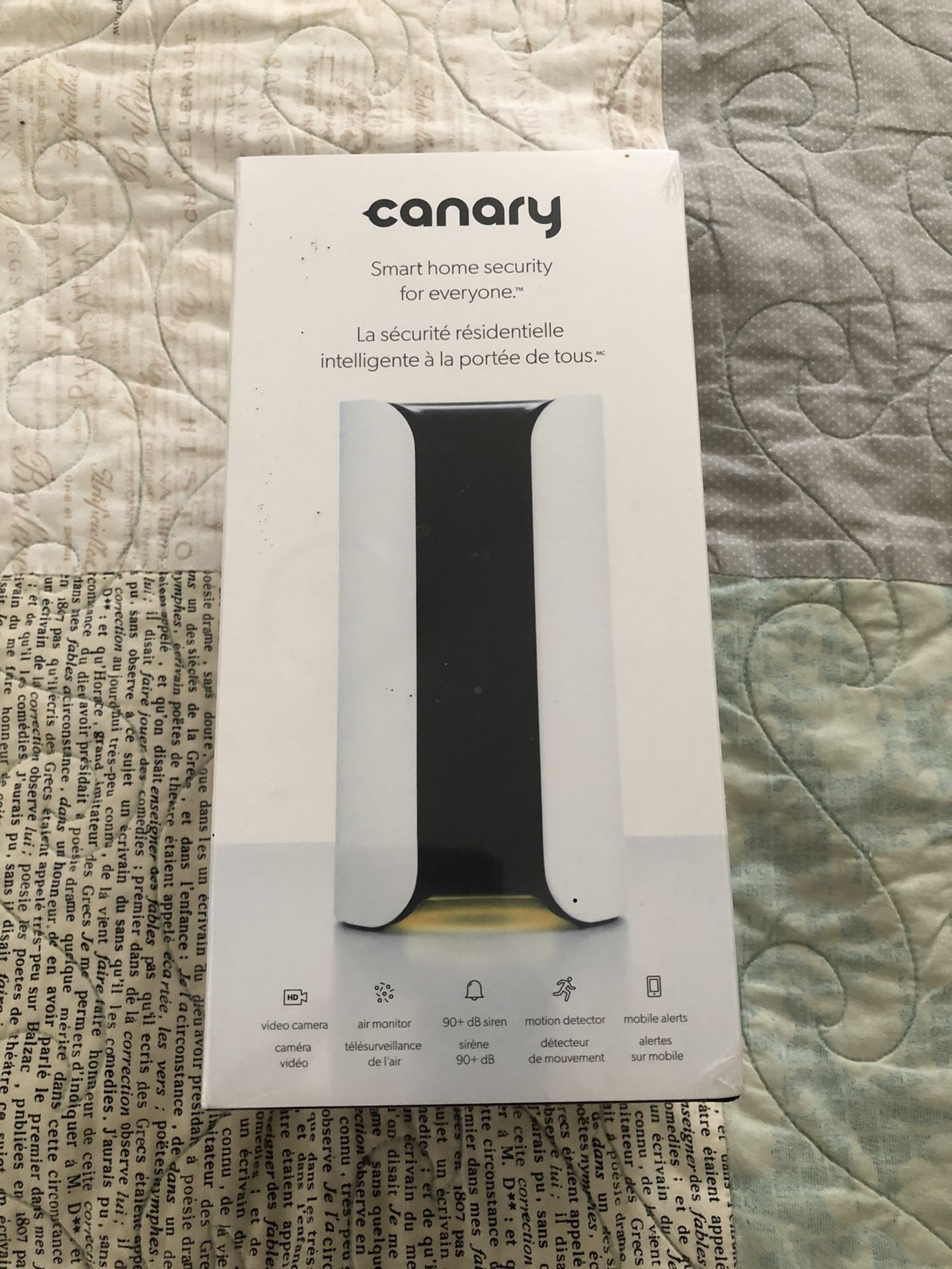 PENDING- Canary Security Device All-in-One Home Security Solution - White