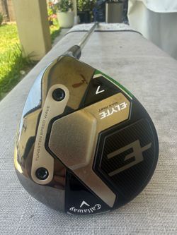 Like New CALLAWAY ELYTE MAX FAST FAIRWAY 7 WOOD Mitsubishi ELDIO 40 L Shaft