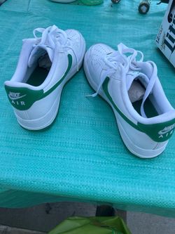 Nike Air Force 1 White Green Sneakers