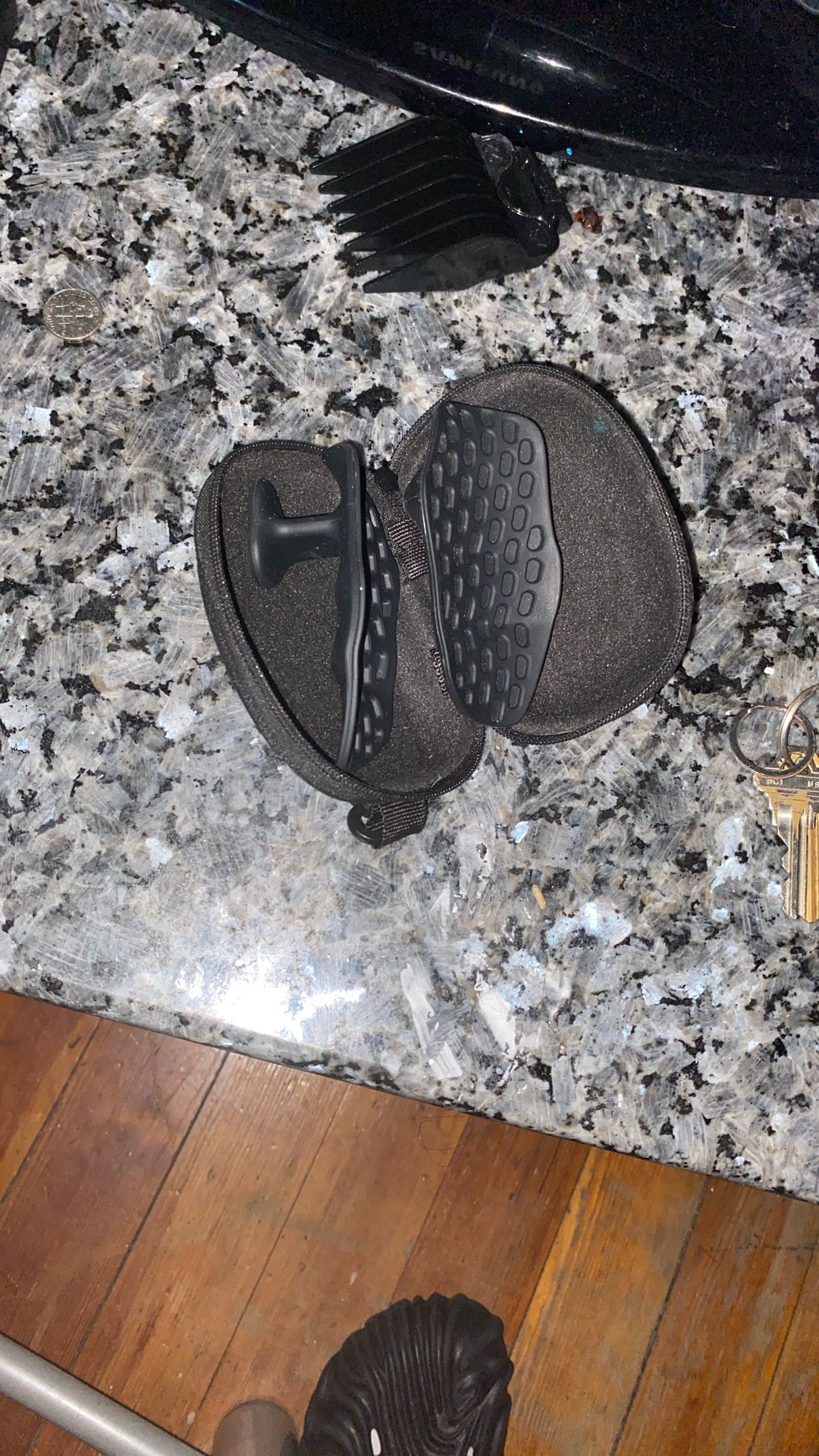 Gym equipment for weight rubber handle
