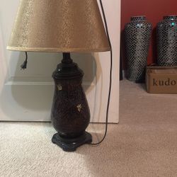 2 Antique Lamp With Shade