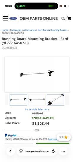 Running Board Mounting Bracket - Ford OEM