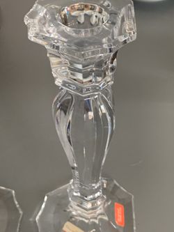 Oscar de la Renta Crystal Candlesticks