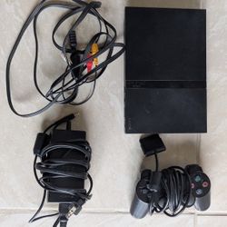 PS2 Slim Black 