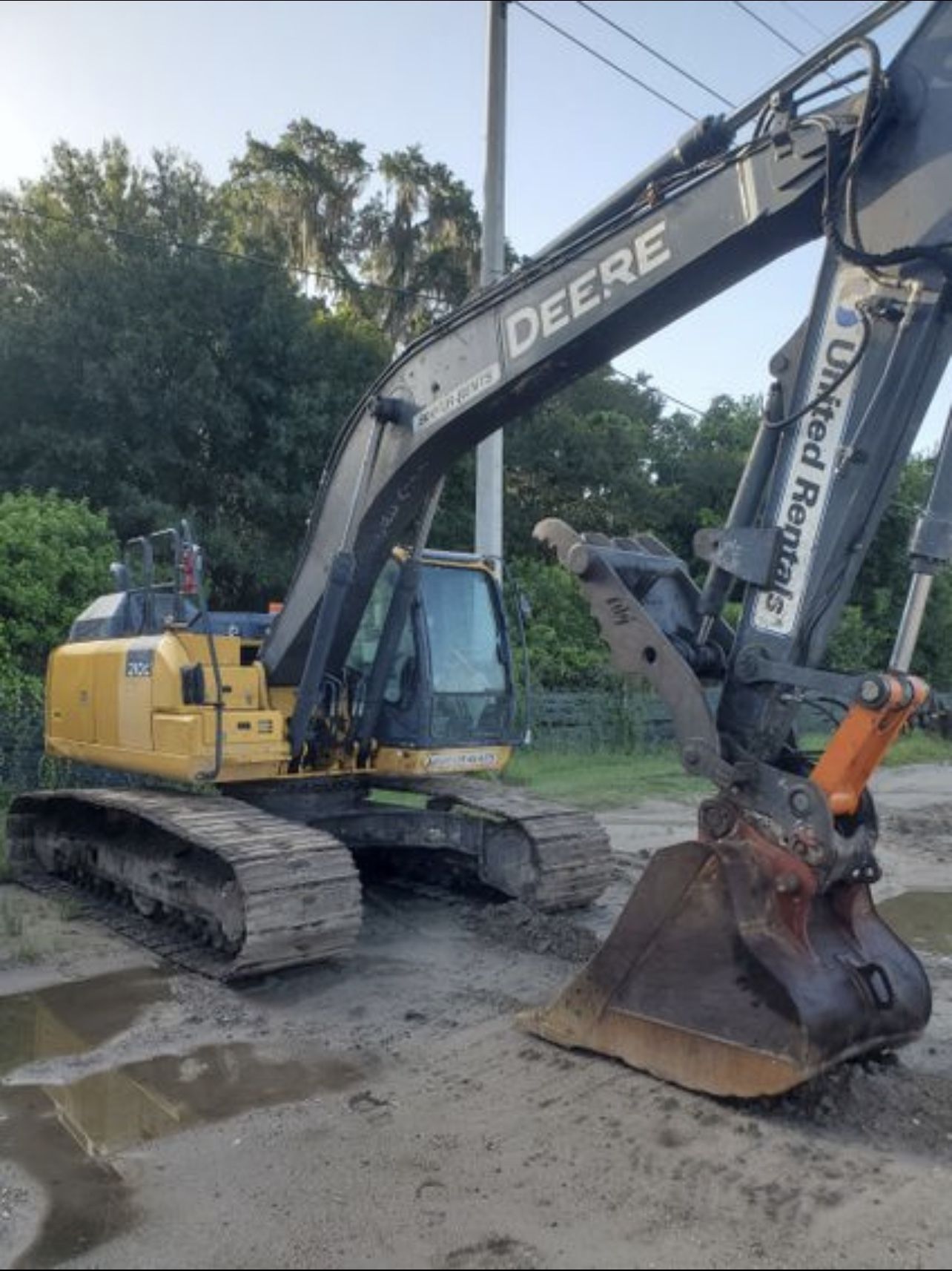 John Deere 210 Excavator