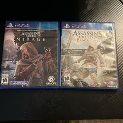 Assassins Creed Black Flag And Mirage Bothe Fore 30