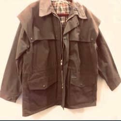 Suede And Leather Duster Style Jacket 