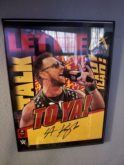 WWE LA Knight autograph