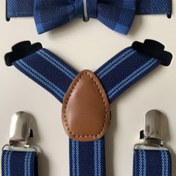 Baby Suspenders and Bow Tie 
