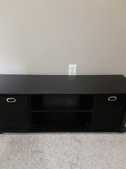 Black TV Stand