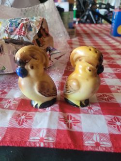 Ceramic Bird Salt and Pepper Shakers