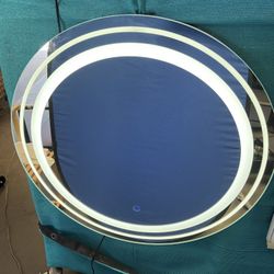 30 Inch LED Round Circle Bathroom Vanity Mirror