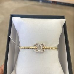 14k Channel Bracelet CZ Stone 5.9 Grams Regular Price $680 Sale Price 549 Layway Available 10% Dwon If You Interested Ask For Maribel Thank You 
