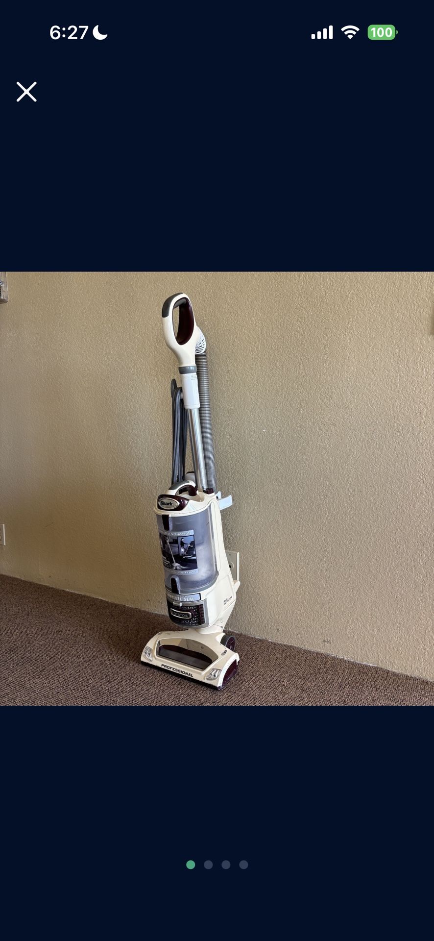 One Shark Professionally Bagless Upright Vacuum Cleaner with LED Lights
