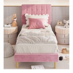 Twin Size Pink Bedframe