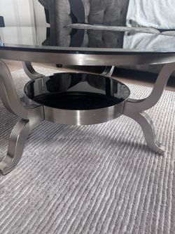 Black Glass Coffee Table