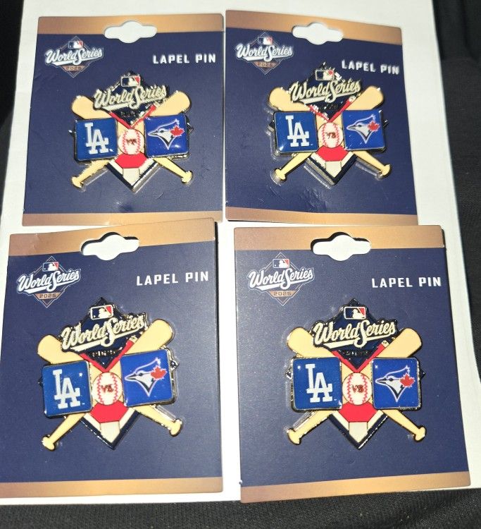 LA DODGERS 2025 WORLD SERIES PINS