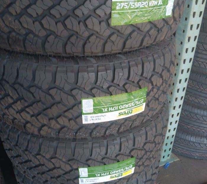 4 New Tires  275/55/20 TBB AT Tires
