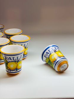 Pallini Limoncello Shot Glass Set
