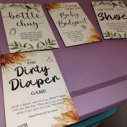 Baby Shower Board Games