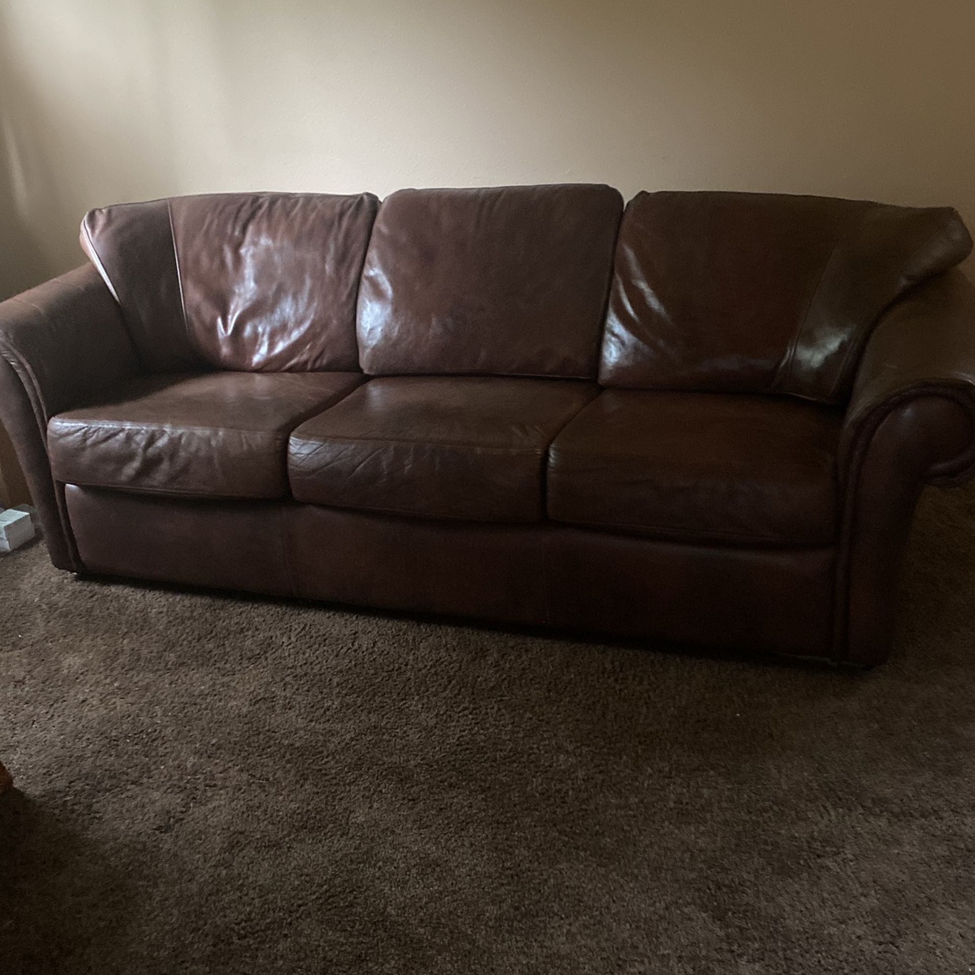 Leather Sofa 