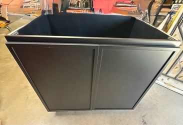 36 inch black base cabinet