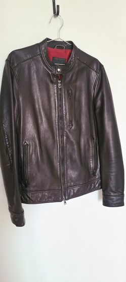 All Saints Men's Leather Jacket 