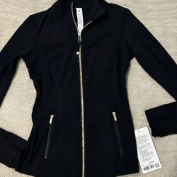Lululemon Define Jacket Black And Gold
