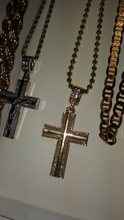 Gold plated necklaces