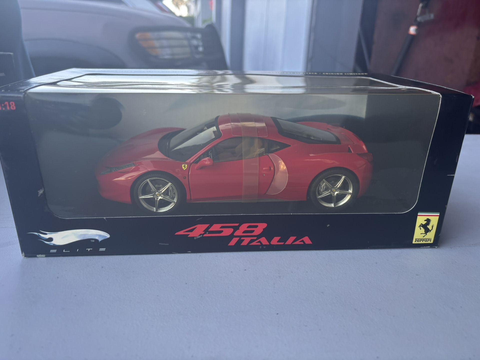 Hot Wheels Elite Ferrari 458 Italia 1:18 Scale – Limited Edition (1 of 15,000)