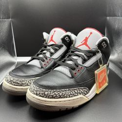 Nike Air Jordan 3 Retro Black Cement 2018 Size 13 (854262-001)