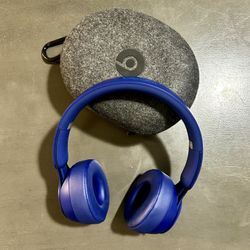 Beats By Dre Solo Pro More Matte Collection Dark Blue Headphones