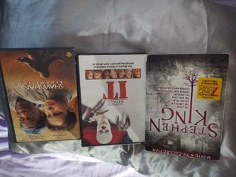 Stephen King movies DVDs lot Shawshank redemption it
