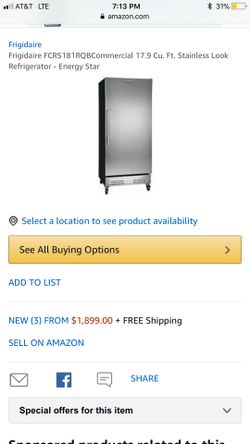 Frigidaire commercial refrigerator