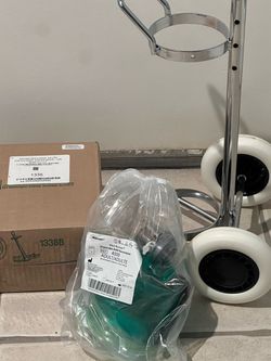 Medical Oxygen Tank Cart with BVM Resuscitator Kit