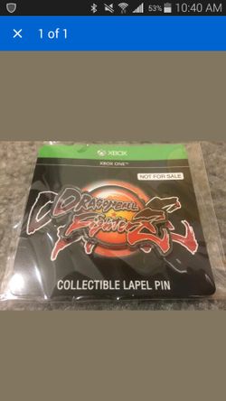 Dragon ball z collectors pin