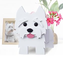 Dog Planter, Cute Animal Shape Flower Planters, Plant Pots for Indoor/Outdoor Garden Decor