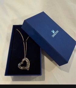 Swarovski crystal heart necklace