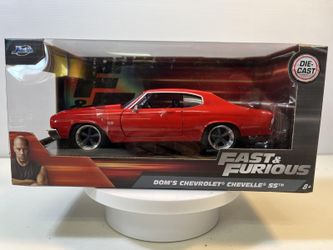 1970 Chevy Chevelle Diecast Model Car: 1/24 Scale, New In Box By Jada