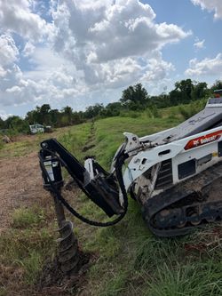 Mini bobcat auger
