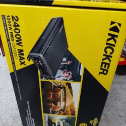 Brand New Kicker Mono Amplifier 2400 Watts 