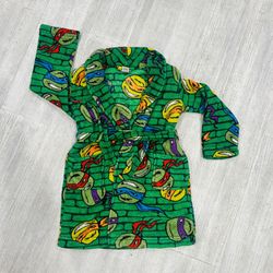 Nickelodeon Teenage Mutant Ninja Turtles Boys Size L  10 robe Fleece Super Soft 