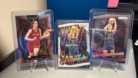 3 2025 Panini Caitlin Clark cards