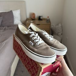 womens brown vans size 6.5