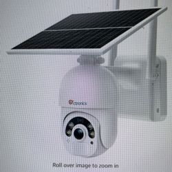 CTRONICS 2K 3MP Solar Security Cameras Wireless