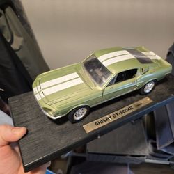 Shelby GT-500KR (1968) Diecast Model — Display Base Included