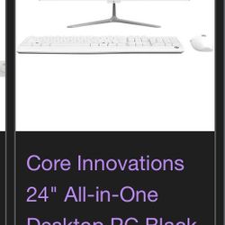 Core Innovations 24" All-in-One Desktop PC