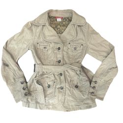 Y2K Vintage Union Bay Corduroy Khaki Small Blazer Jacket